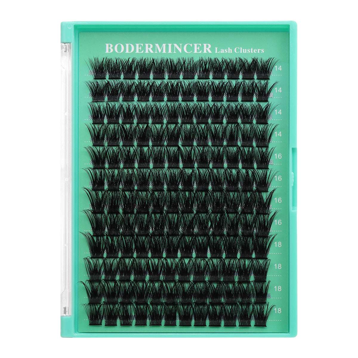 BODERMINCER M01# 14-16-18mm Mixed Lash Clusters Kit D Curl