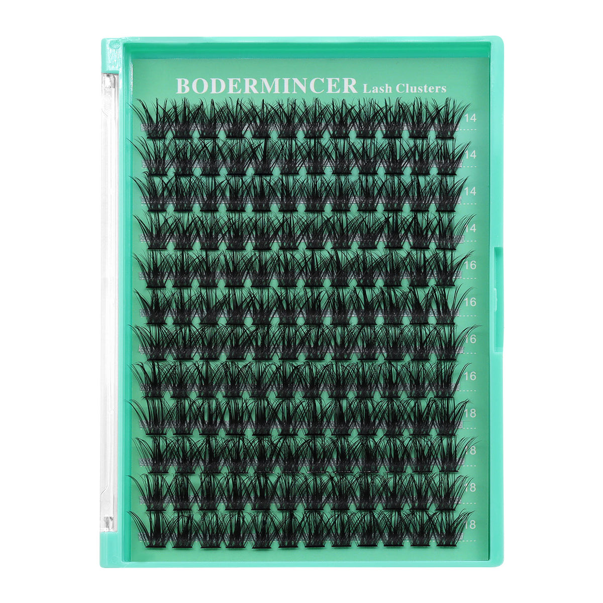 BODERMINCER M02# 14-16-18mm Mixed Lash Clusters Kit D Curl