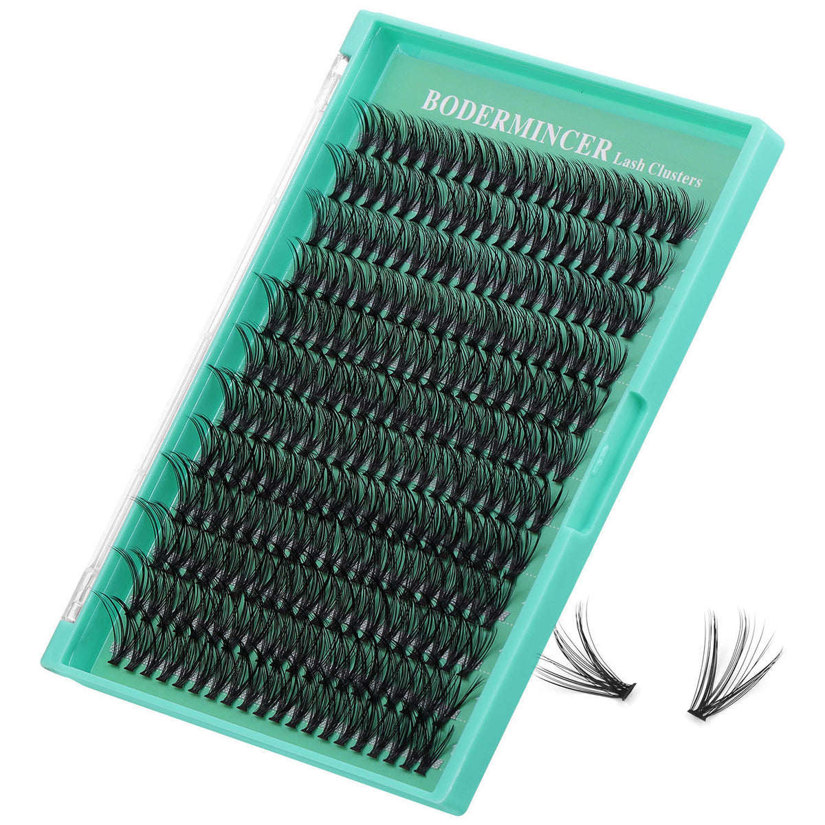 BODERMINCER 20D Individual Lash Cluster 14-16-18mm Mixed Lash Clusters Kit D Curl