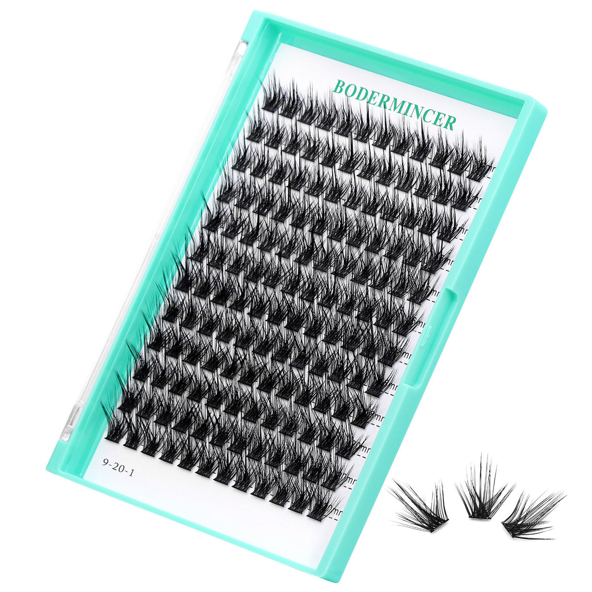 BODERMINCER M02 L Curl 8-10-12-14-16mm, 14-16-18-20mm Mixed Lash Clusters Kit
