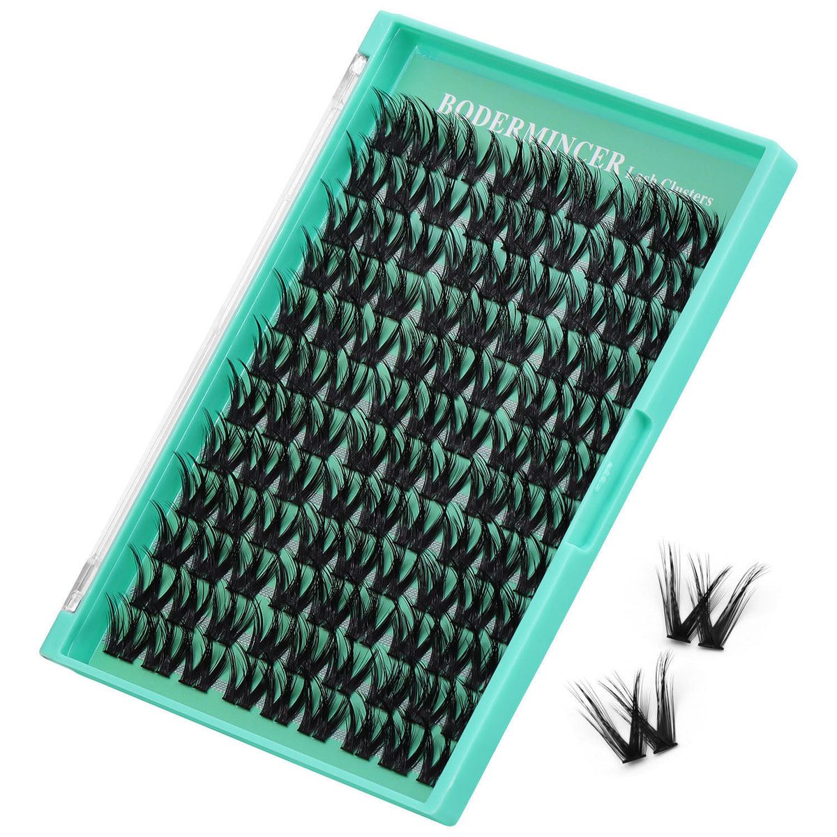 BODERMINCER M041# 14-16-18mm Mixed Lash Clusters Kit D Curl