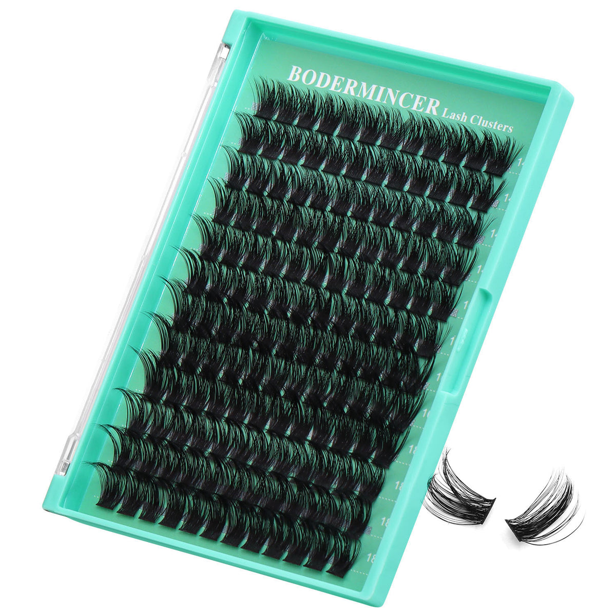 BODERMINCER M01# 14-16-18mm Mixed Lash Clusters Kit D Curl