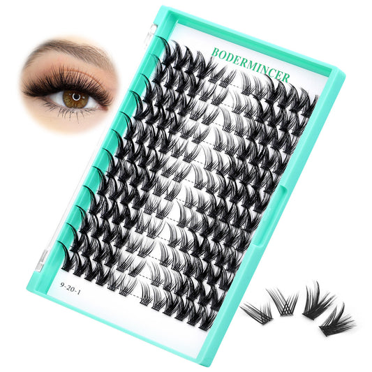 Bodermincer Cat Eyes Lashes Pre-mapped Lash Clusters 14mm.16mm.18mm.20mm to Choose