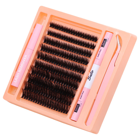 BODERMINCER 100D Fluffy Lash Clusters 10-12-14-16-18mm Mixed Kit ,10-20mm To Choose Lash Kit