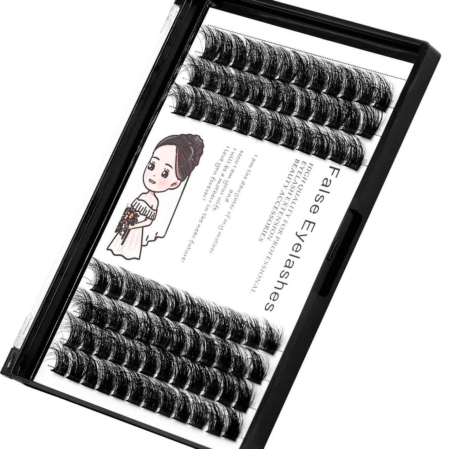 Bodermincer T-50# Fluffy Lash Clusters 8-20mm to Choose