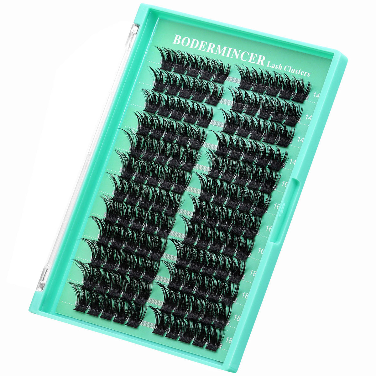 BODERMINCER M03# 14-16-18mm Mixed Lash Clusters Kit D Curl