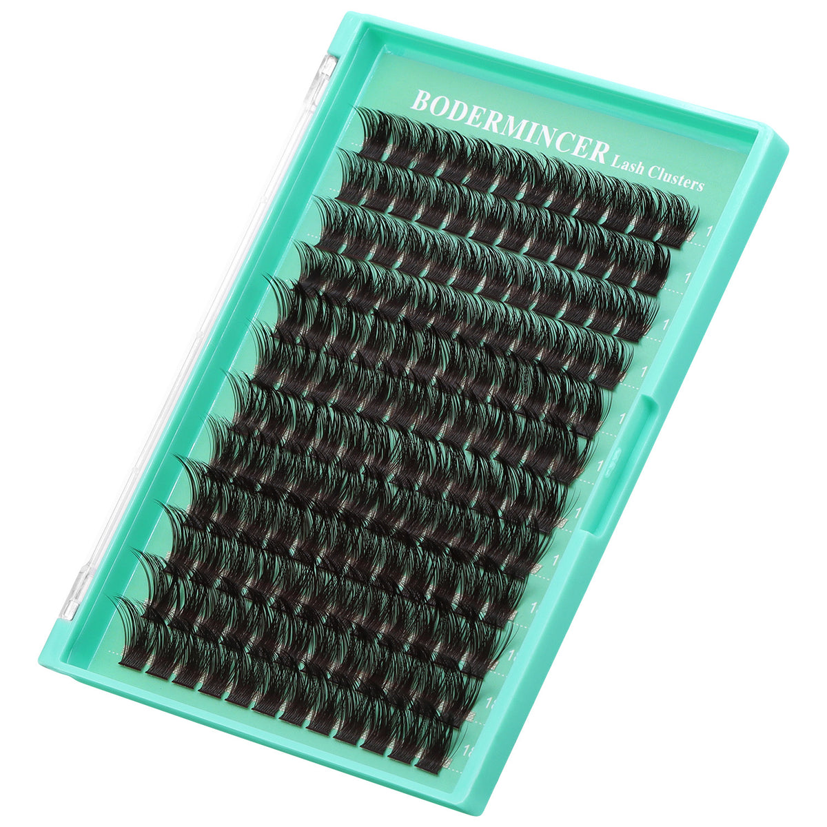 BODERMINCER M01 Black Brown 14-16-18mm Mixed Lash Clusters Kit D Curl