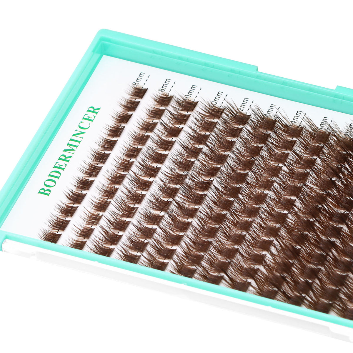 BODERMINCER M01 L Curl Dark Brown 8-10-12-14-16mm /10-12-14-16mm/14-16-18-20mm Mixed Lash Kit