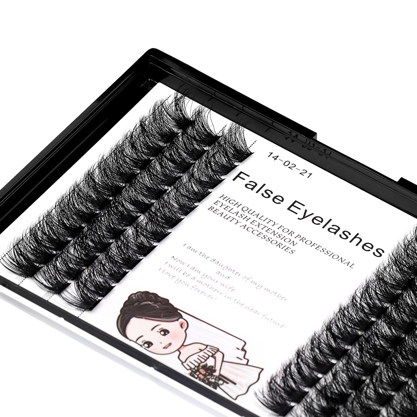 Bodermincer T-50# Fluffy Lash Clusters 8-20mm to Choose