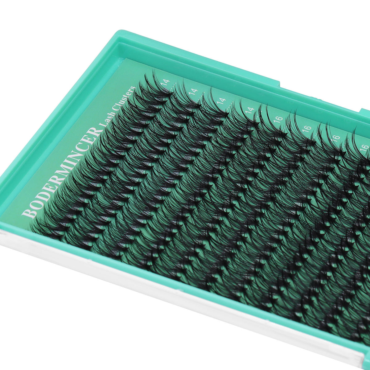 BODERMINCER 20D Individual Lash Cluster 14-16-18mm Mixed Lash Clusters Kit D Curl