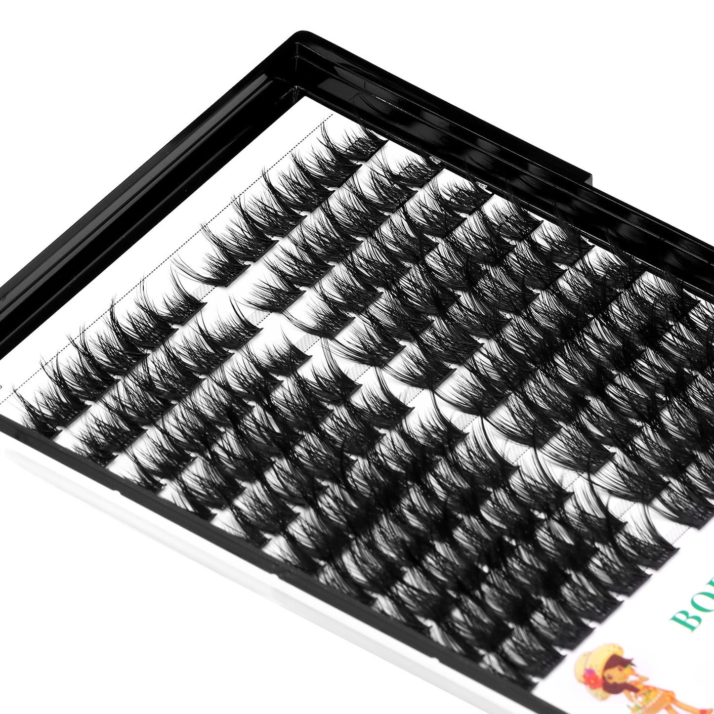 Bodemrincer X009# 14-16-18mm Mixed Lash Cluster D Curl