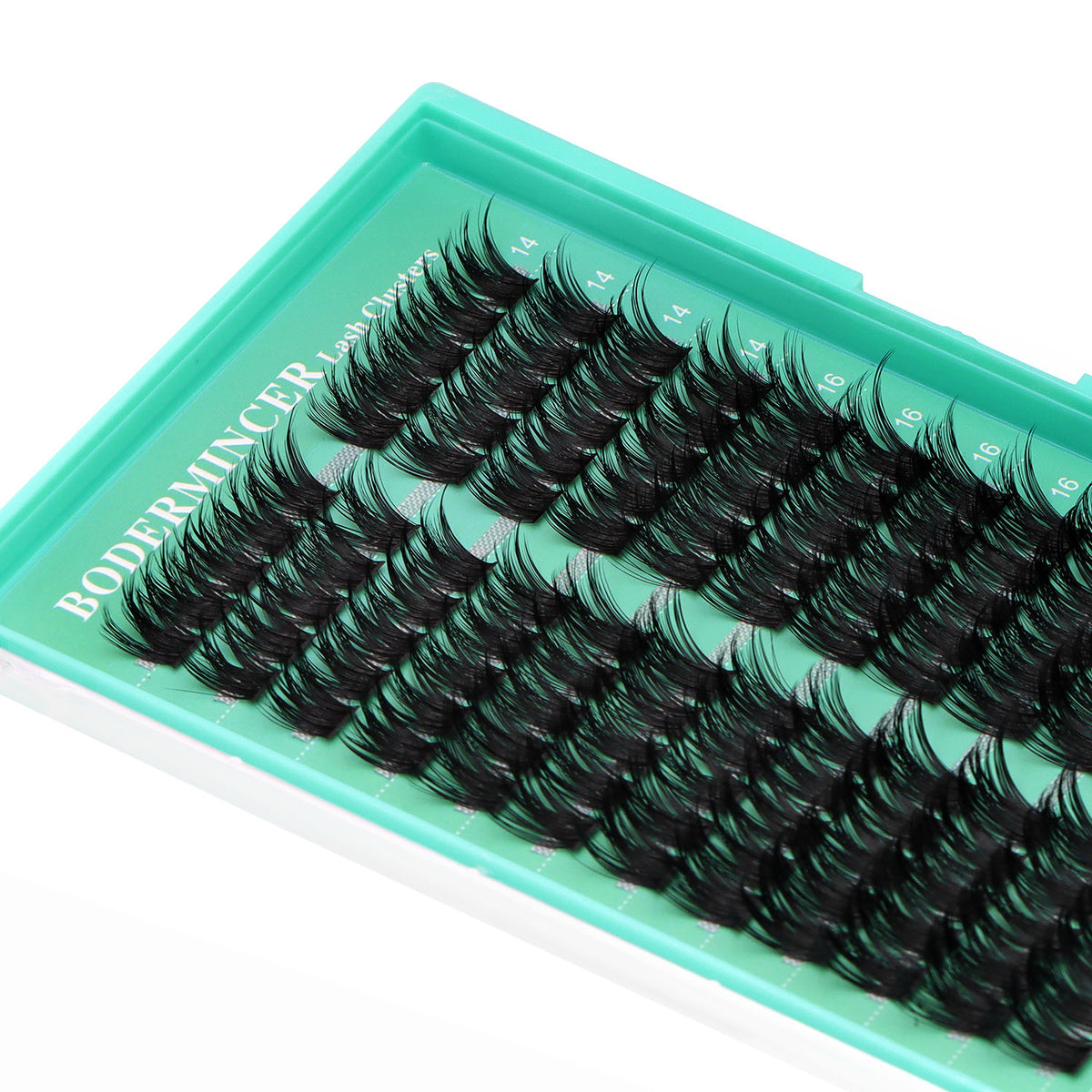 BODERMINCER M03# 14-16-18mm Mixed Lash Clusters Kit D Curl