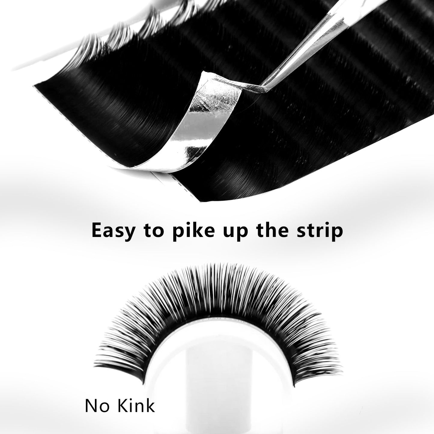 Bodermincer C Curl 16 Rows Easy Fan Lash Extensions Volume Lash Extensions Volume Lash Extensions 8-15mm MIX Thickness 0.03/0.05/0.07/0.10/0.15/0.18/0.20 thickness Super Matte Black Tray Professional Supplies for Lash Salon