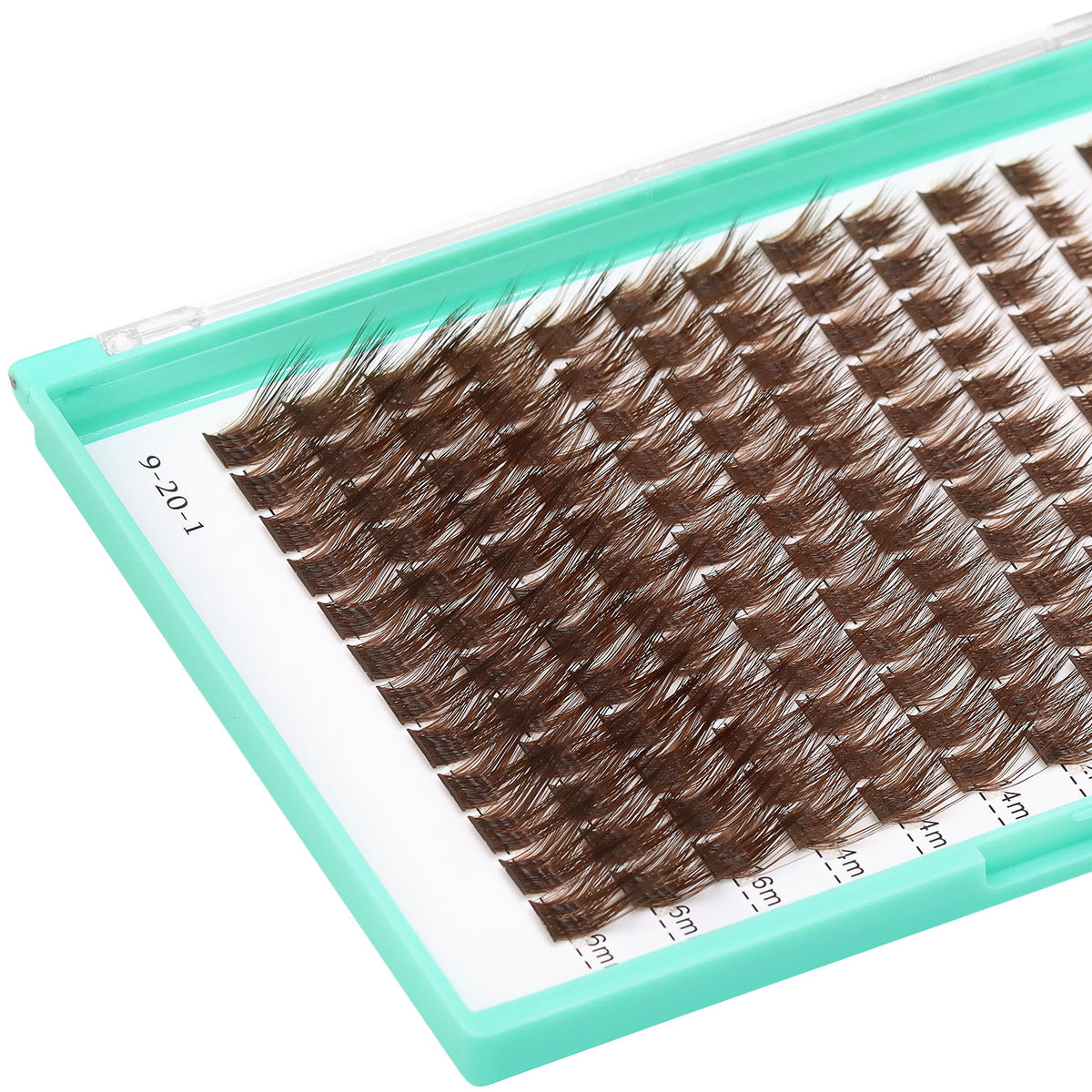 BODERMINCER M01 L Curl Dark Brown 8-10-12-14-16mm Mixed Lash Kit