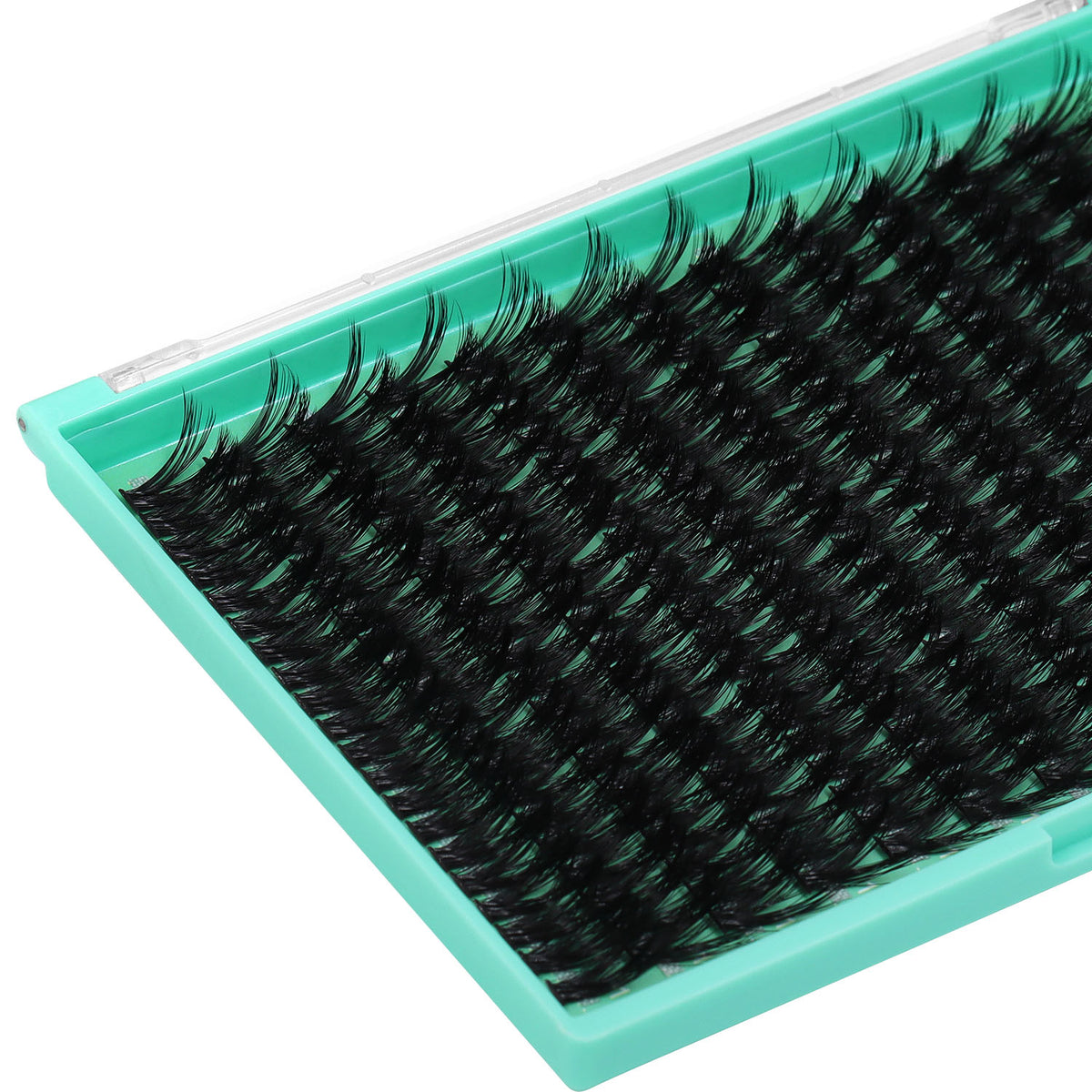 BODERMINCER 60D 14-16-18mm Mixed Lash Clusters Kit D Curl