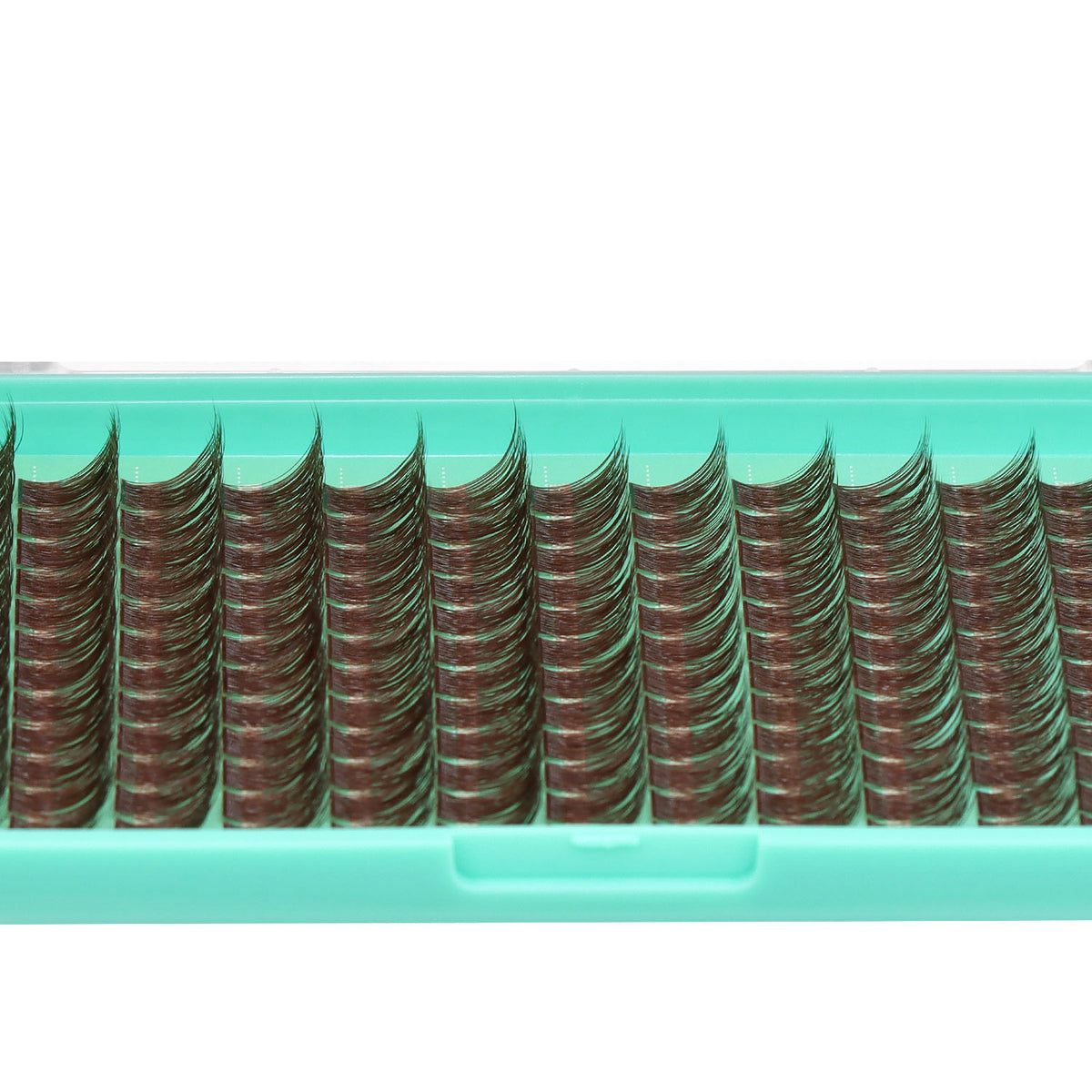 BODERMINCER M010# Dark Brown 14-16-18mm Mixed Lash Clusters Kit D Curl
