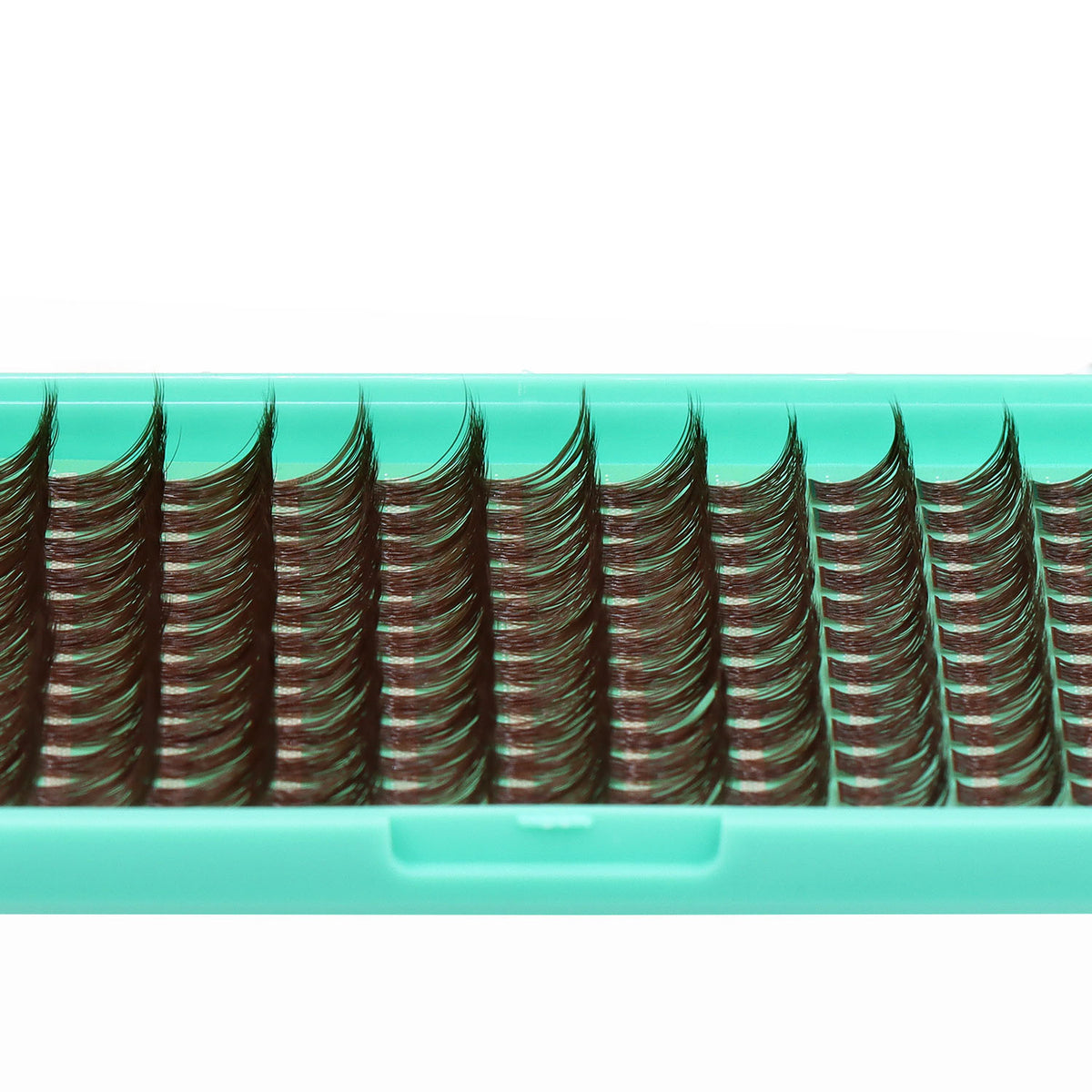 BODERMINCER M06# Dark Brown 14-16-18mm Mixed Lash Clusters Kit D Curl