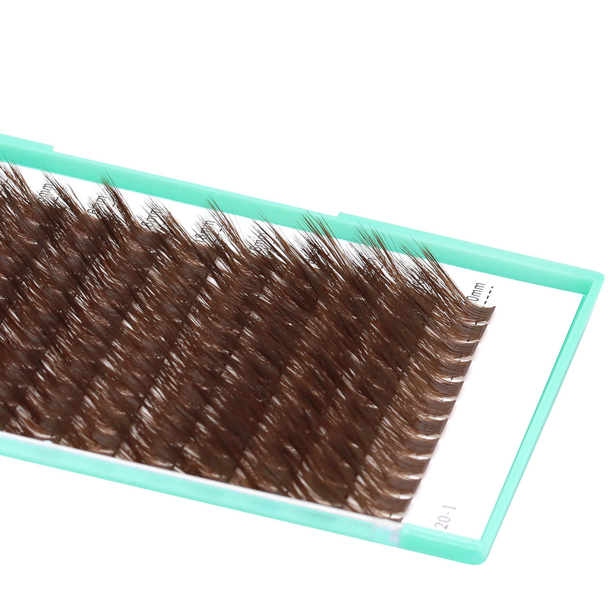 BODERMINCER M01 Dark Brown L Curl 14-16-18-20mm Mixed Lash Clusters Kit