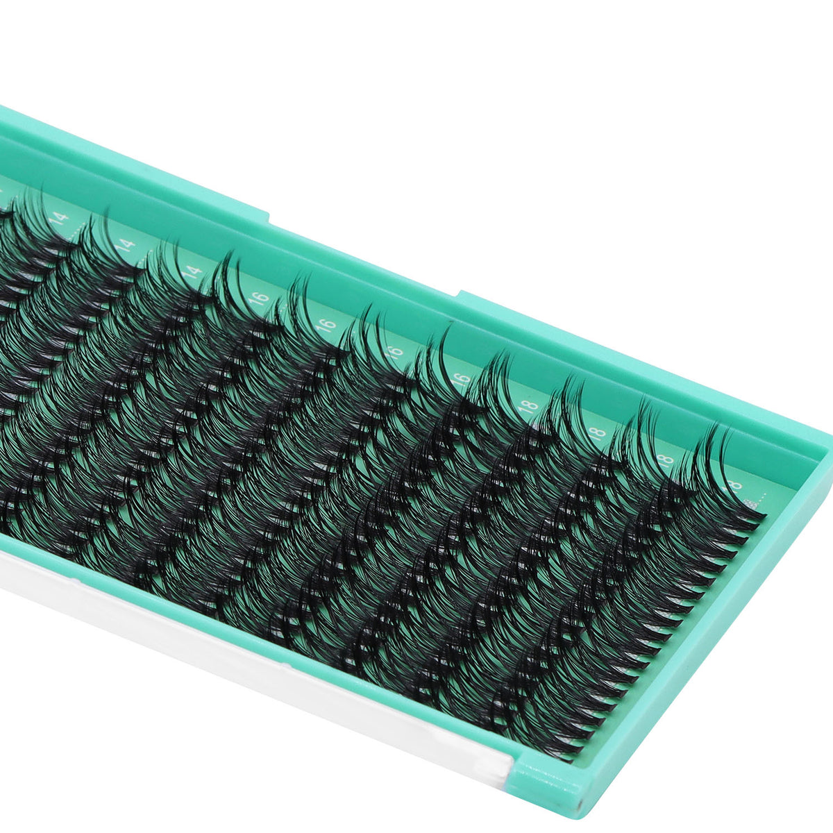 BODERMINCER 20D Individual Lash Cluster 14-16-18mm Mixed Lash Clusters Kit D Curl