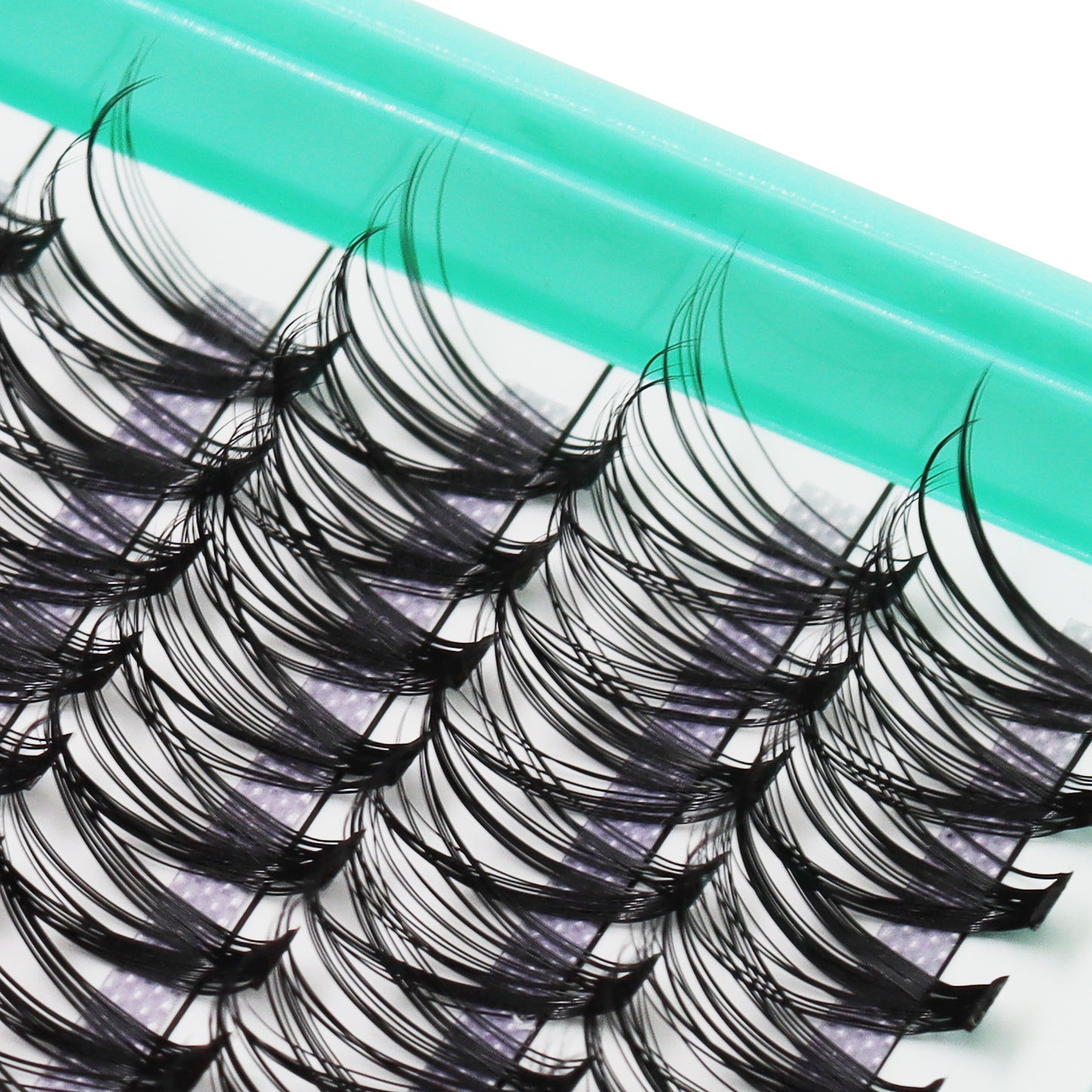 Bodermincer XXXL Large Tray DD Curl 20D# 10-12-14-16mm Mixed Color Black Lashes Clusters 560pcs Per Tray