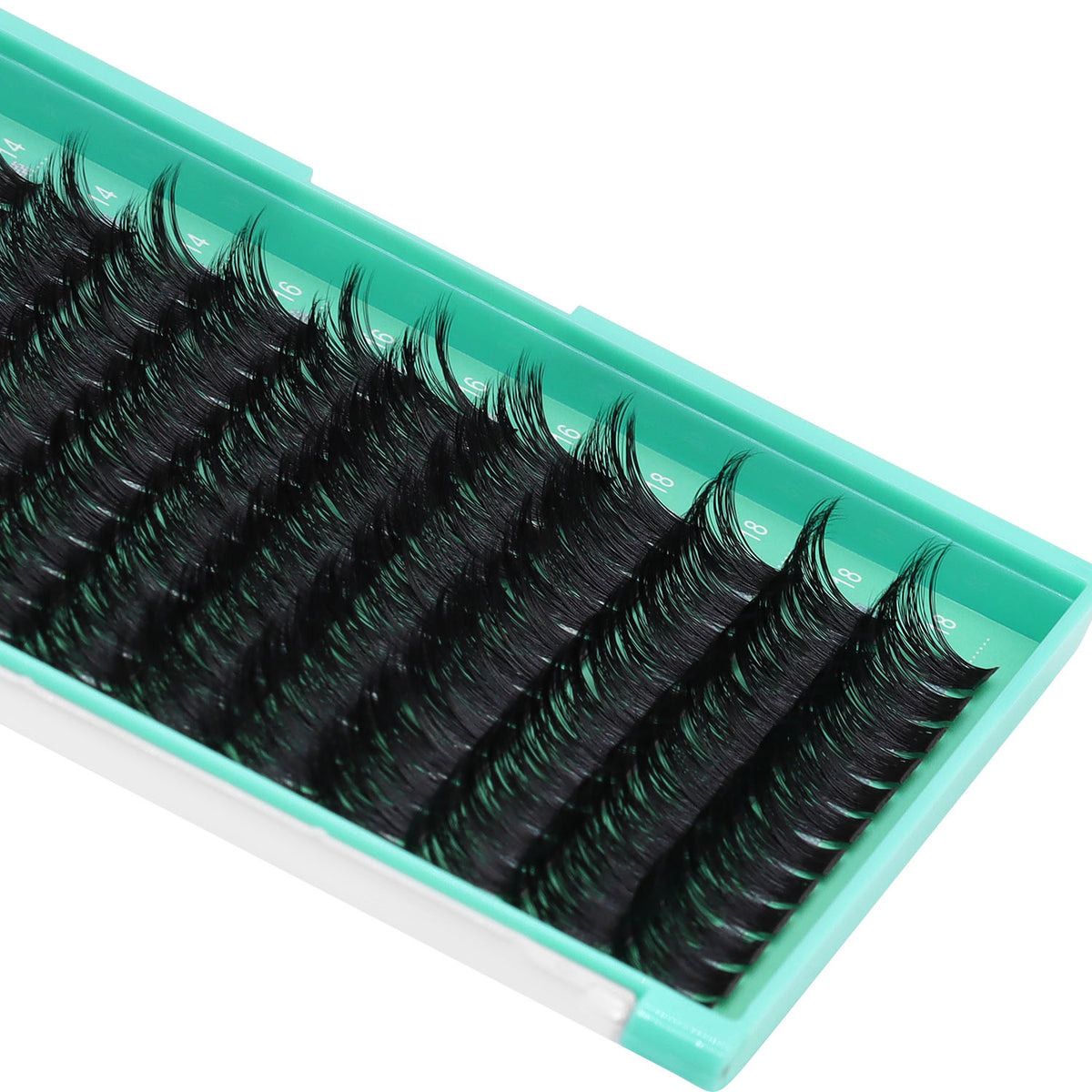 BODERMINCER M01# 14-16-18mm Mixed Lash Clusters Kit D Curl