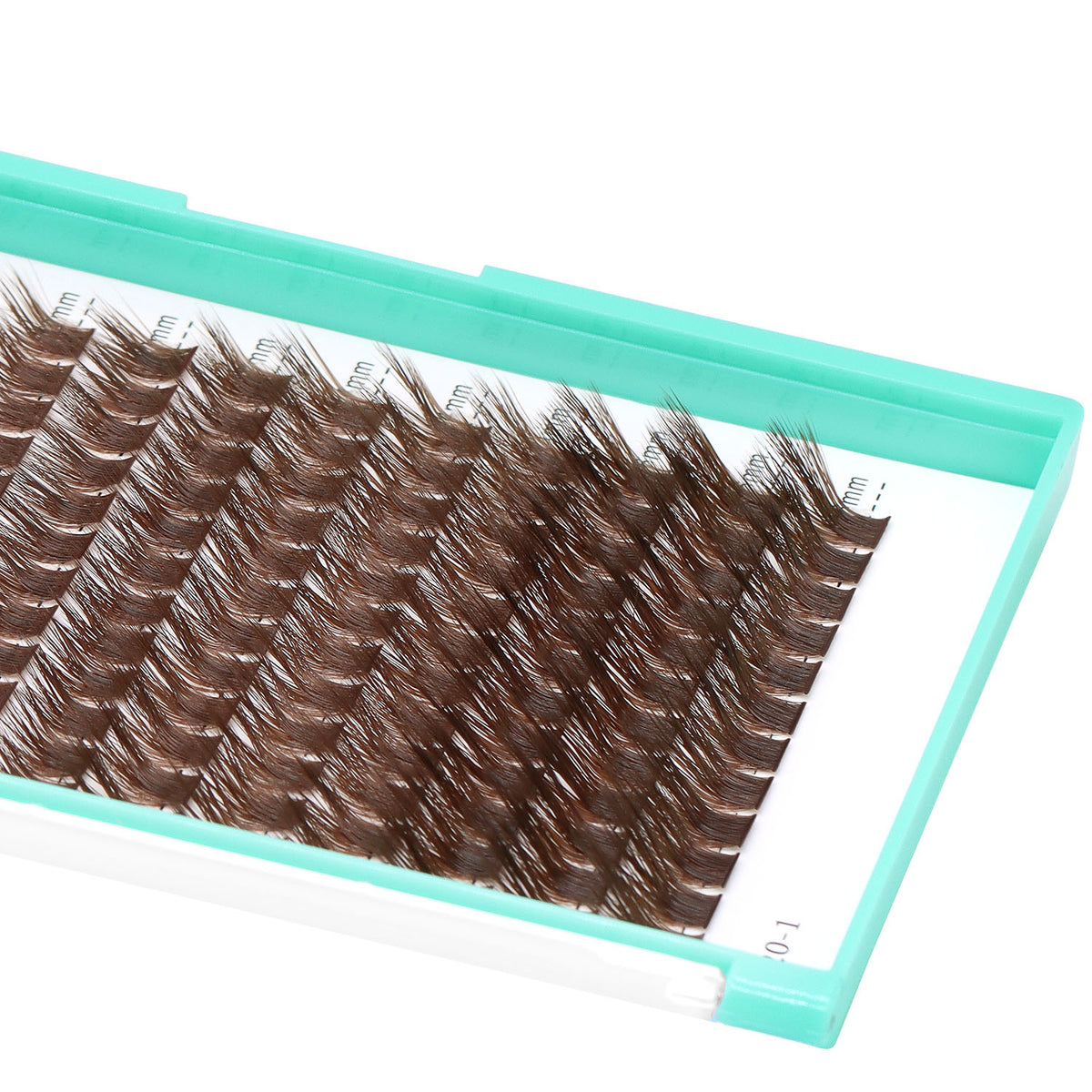BODERMINCER M01 Dark Brown L Curl 10-12-14-16mm Mixed Lash Clusters Kit