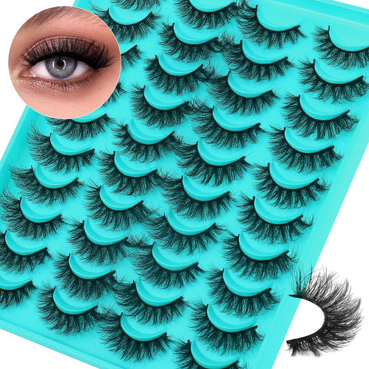 Bodermincer X023# 10 Pairs Fluffy False Lashes