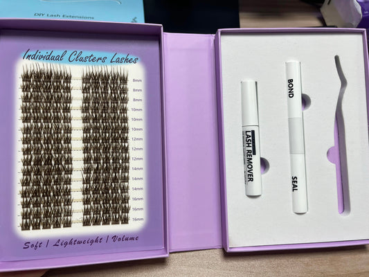 Bodermincer M06-N# dark brown lash kit 12mm 14mm 16mm 18mm to choose