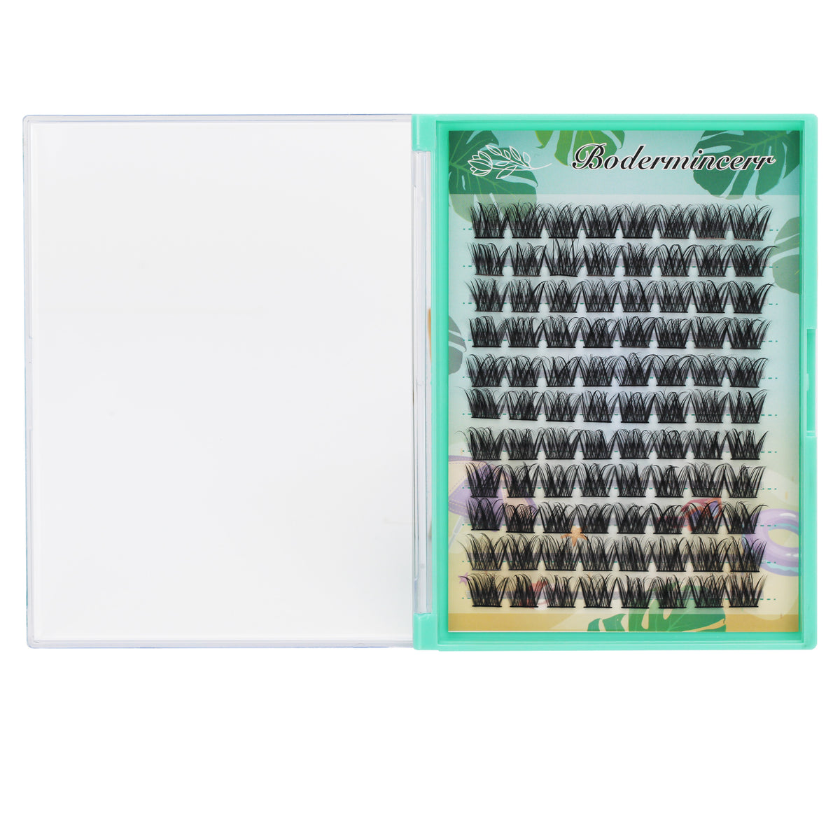 BODERMINCER M005 Wispy Lash Clusters D Curl 8-20mm to Choose