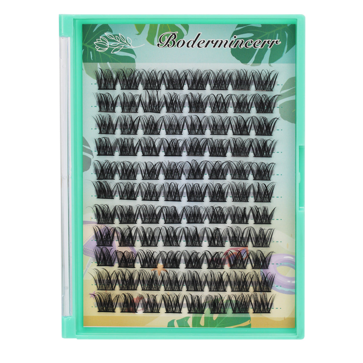 BODERMINCER M005 Wispy Lash Clusters D Curl 8-20mm to Choose