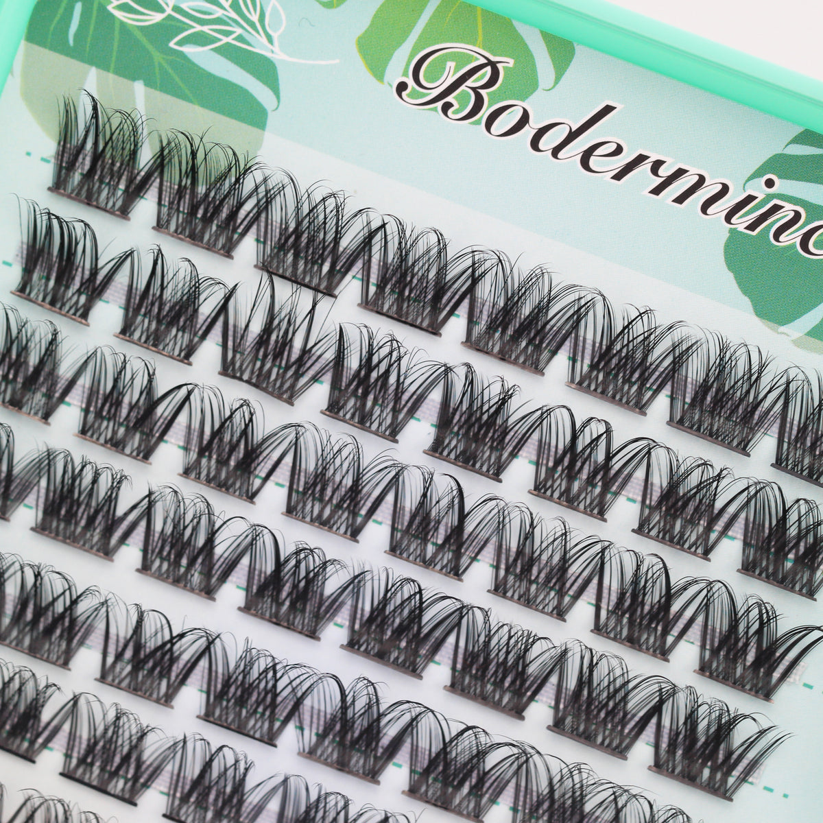 BODERMINCER M005 Wispy Lash Clusters D Curl 8-20mm to Choose